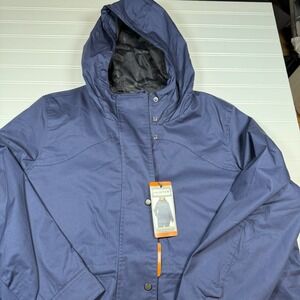 Hunter Water Resistant Cotton Smock Jacket‎ Women's XXL Dark Blue NWT